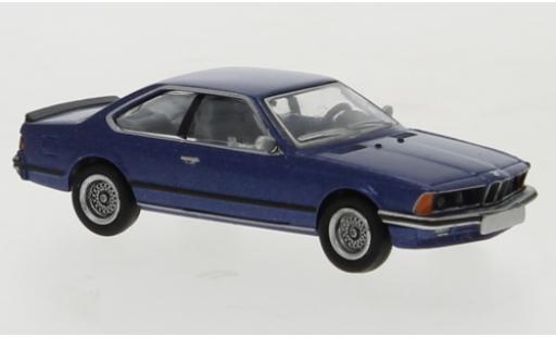 Bmw 635 1/87 Brekina CSi metallise blu foncé 1977 modellino in miniatura