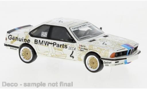 Bmw 635 1/87 Brekina CSi No.4 Genuine Parts 1983 modellino in miniatura