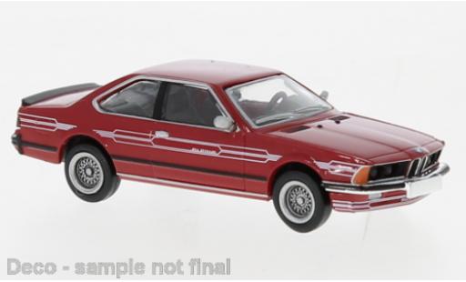 Bmw 635 1/87 Brekina CSi rosso Alpina 1977 modellino in miniatura