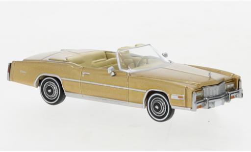 Cadillac Eldorado 1/87 Brekina Convertibile metallise beige 1976 modellino in miniatura