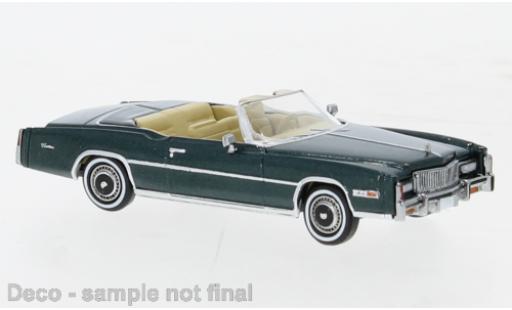 Cadillac Eldorado 1/87 Brekina Convertibile metallise verde 1976 modellino in miniatura