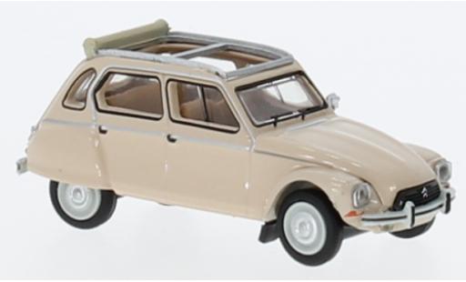 Citroen Dyane 1/87 Brekina beige 1976 modellino in miniatura