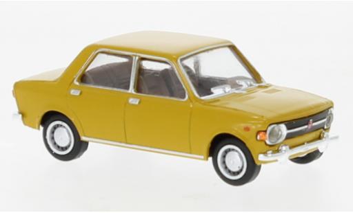 Fiat 128 1/87 Brekina giallo 1969 modellino in miniatura