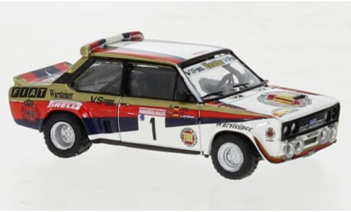 Fiat 131 1/87 Brekina Abarth No.1 Warsteiner Rally Hunsrück 1980 modellino in miniatura