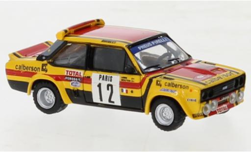 Fiat 131 1/87 Brekina Abarth No.12 Calberson Monte Carlo 1980 modellino in miniatura