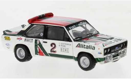 Fiat 131 1/87 Brekina Abarth No.2 Alitalia 1978 modellino in miniatura