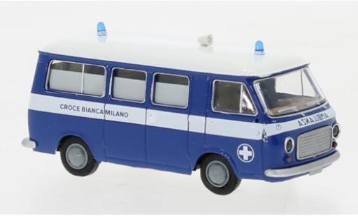 Fiat 238 1/87 Brekina bus Croce Bianca Milano 1966 modellino in miniatura