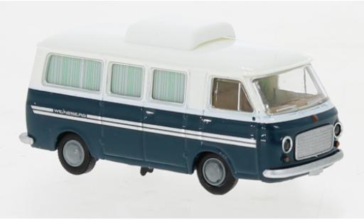 Fiat 238 1/87 Brekina Camper bianco/blu 1966 modellino in miniatura