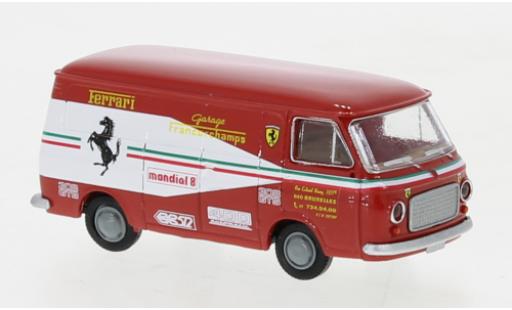 Fiat 238 1/87 Brekina fourgon garage Francorchamps 1966 modellino in miniatura