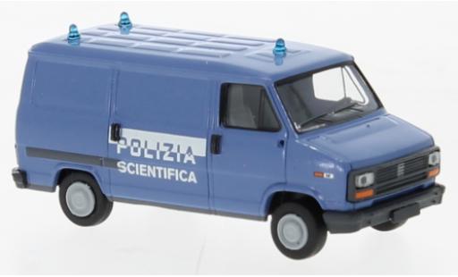 Fiat Ducato 1/87 Brekina fourgon Polizia Scientifica 1982 modellino in miniatura