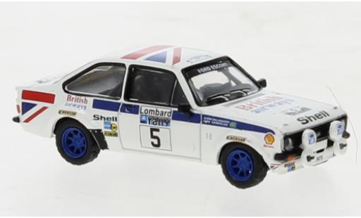 Ford Escort 1/87 Brekina RS 1800 No.5 Rallye RAC Lombard 1977 modellino in miniatura