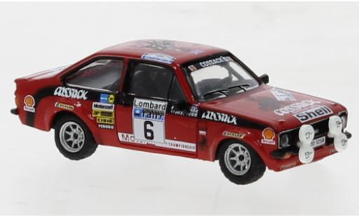 Ford Escort 1/87 Brekina RS 1800 No.6 Rallye RAC Lombard 1976 modellino in miniatura
