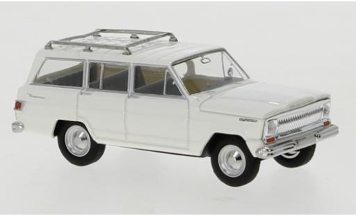 Jeep Wagoneer 1/87 Brekina B bianco 1968 modellino in miniatura