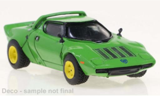 Lancia Stratos 1/87 Brekina HF verde 1975 modellino in miniatura