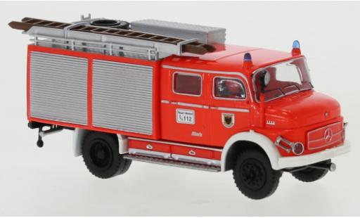 Mercedes CLA 1/87 Brekina LAF 1113 TLF 16 rosso clair/bianco pompiers Dortmund 1972 modellino in miniatura