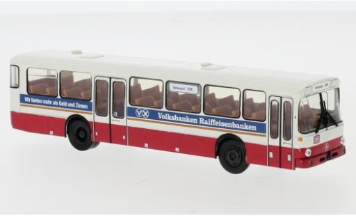 Mercedes CLA 1/87 Brekina O 307 Autobus interurbain bianco/rosso clair DB - V-R Banken 1982 modellino in miniatura