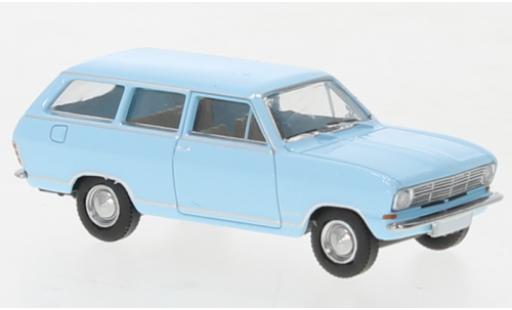 Opel Kadett 1/87 Brekina B Caravan blu clair 1965 modellino in miniatura