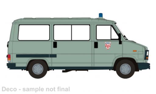 Peugeot J5 1/87 Brekina Bus Police CRS 1982 modellino in miniatura