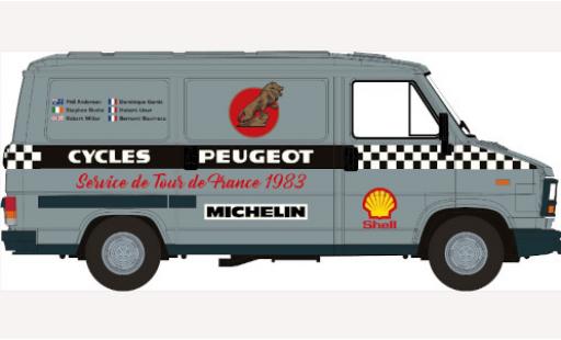 Peugeot J5 1/87 Brekina fourgon TdF 1983 1982 modellino in miniatura