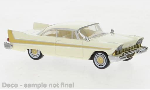 Plymouth Fury 1/87 Brekina beige 1958 modellino in miniatura