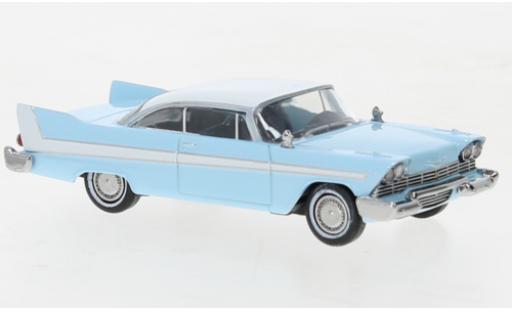 Plymouth Fury 1/87 Brekina blu clair/bianco 1958 modellino in miniatura