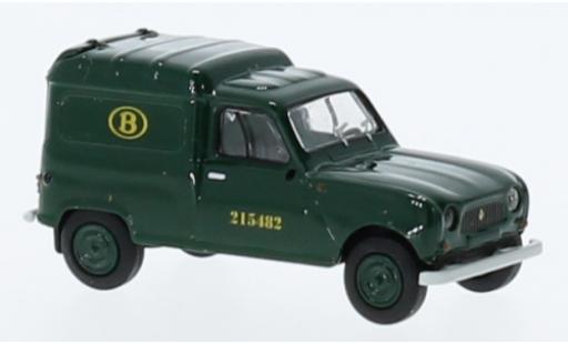 Renault 4 1/87 Brekina R Fourgonnette Bahn Belgique (B) 1961 modellino in miniatura