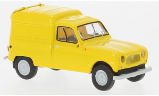 Renault 4 1/87 Brekina R Fourgonnette giallo 1961 modellino in miniatura
