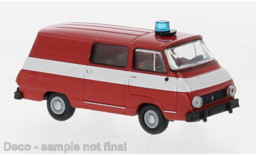 Skoda 1203 1/87 Brekina Halbbus Feuerwehr 1969 modellino in miniatura