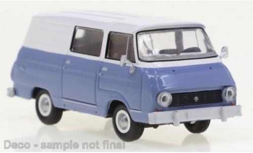 Skoda 1203 1/87 Brekina Halbbus bianco/blu 1969 modellino in miniatura