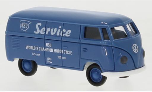 Volkswagen T1 1/87 Brekina a fourgon NSU Service (GB) 1950 modellino in miniatura