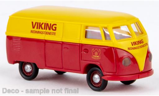 Volkswagen T1 1/87 Brekina a Kasten Viking Redningstjeneste 1950 modellino in miniatura