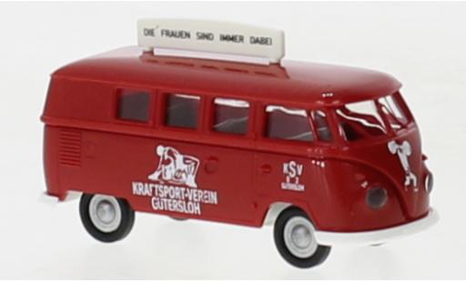 Volkswagen T1 1/87 Brekina b camionnette KSV Gütersloh 1960 modellino in miniatura