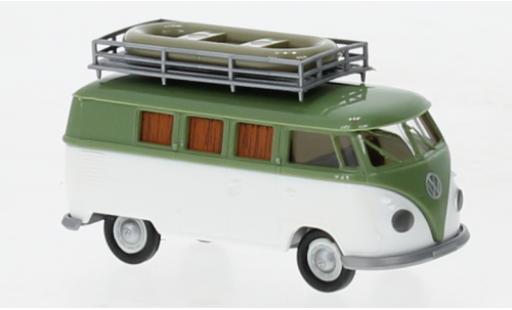 Volkswagen T1 1/87 Brekina b Camper vert/bianco 1960 modellino in miniatura