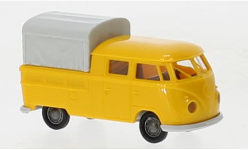 Volkswagen T1 1/87 Brekina b Doka giallo 1960 modellino in miniatura