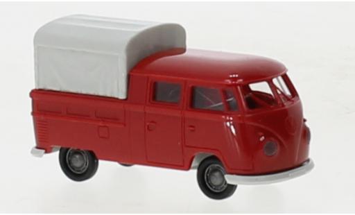 Volkswagen T1 1/87 Brekina b Doka rosso 1960 modellino in miniatura