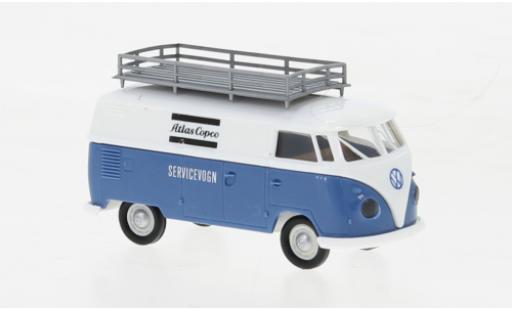 Volkswagen T1 1/87 Brekina b fourgon Atlas Copco 1960 modellino in miniatura