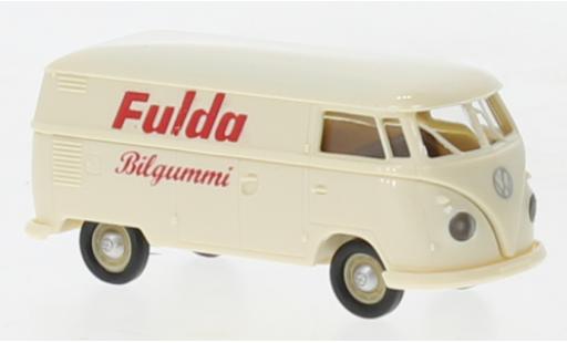Volkswagen T1 1/87 Brekina b fourgon Fulda Bilgummi 1960 modellino in miniatura