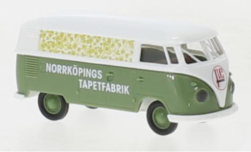 Volkswagen T1 1/87 Brekina b fourgon Norrköpings Tapetfabrik 1960 modellino in miniatura