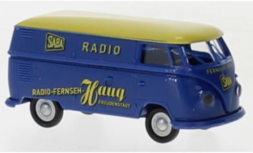 Volkswagen T1 1/87 Brekina b fourgon Saba Radio Haug 1960 modellino in miniatura
