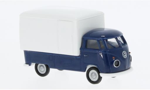 Volkswagen T1 1/87 Brekina b Großraum-wagon conteneur blu foncé/bianco 1960 modellino in miniatura