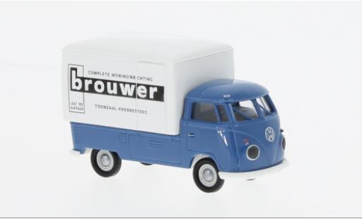 Volkswagen T1 1/87 Brekina b Großraum-wagon conteneur Brouwer 1960 modellino in miniatura