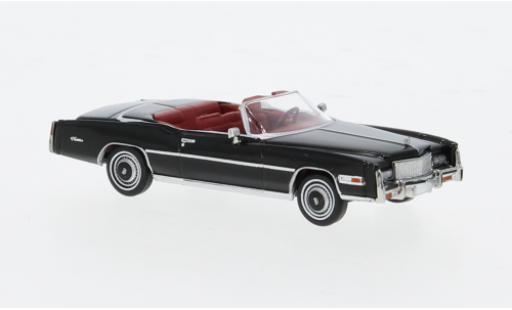 Cadillac Eldorado 1/87 Brekina Cabriolet schwarz 1976 1:87 modellino in miniatura