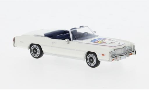 Cadillac Eldorado 1/87 Brekina Cabriolet weiss American Eagle 1976 1:87 modellino in miniatura