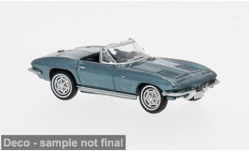 Chevrolet Corvette 1/87 Brekina C2 Cabrio metallise grün 1962 1:87 modellino in miniatura