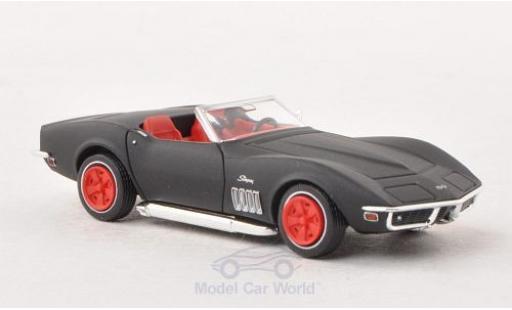 Chevrolet Corvette 1/87 Brekina C3 matt-nero modellino in miniatura