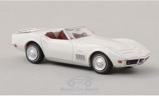 Chevrolet Corvette 1/87 Brekina C3 bianco modellino in miniatura