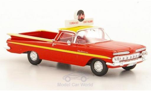 Chevrolet El Camino 1/87 Brekina Florida East Coast Railway modellino in miniatura