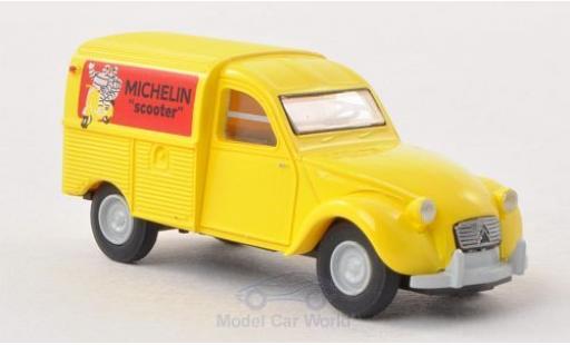 Citroen 2CV 1/87 Brekina 2 CV Kastenente Michelin Scooter (F) modellino in miniatura