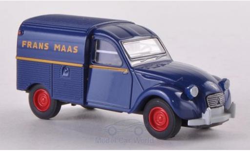Citroen 2CV 1/87 Brekina Kasten Frans Maas (NL) modellino in miniatura