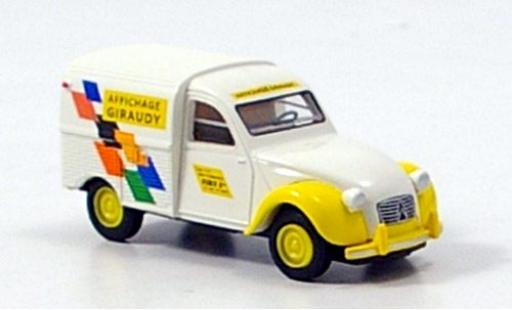 Citroen 2CV 1/87 Brekina Kasten Giraudy modellino in miniatura